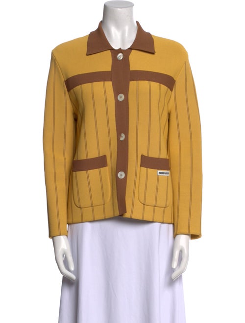 Miu Miu 2021 Printed Button-Up Top