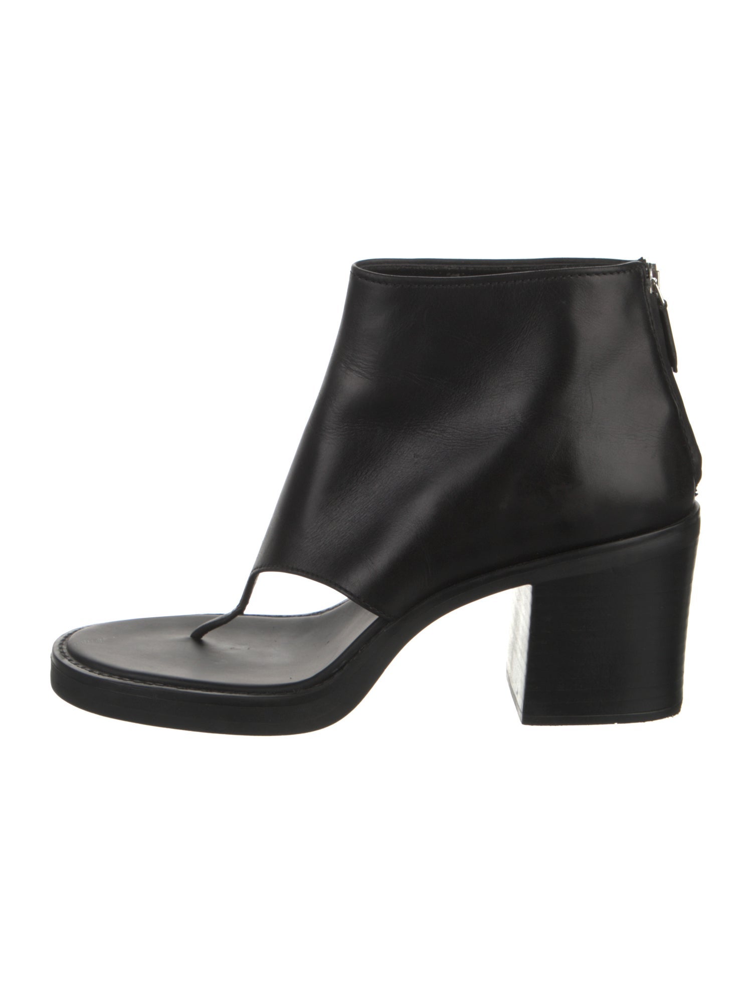 Miu Miu Leather Cutout Accent Boots