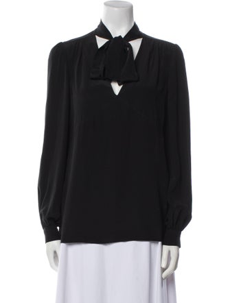 Miu Miu Late 2000's - Early 2010's Silk Blouse