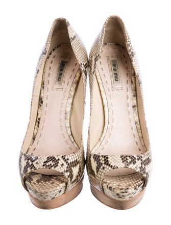 Miu Miu Snakeskin Animal Print
