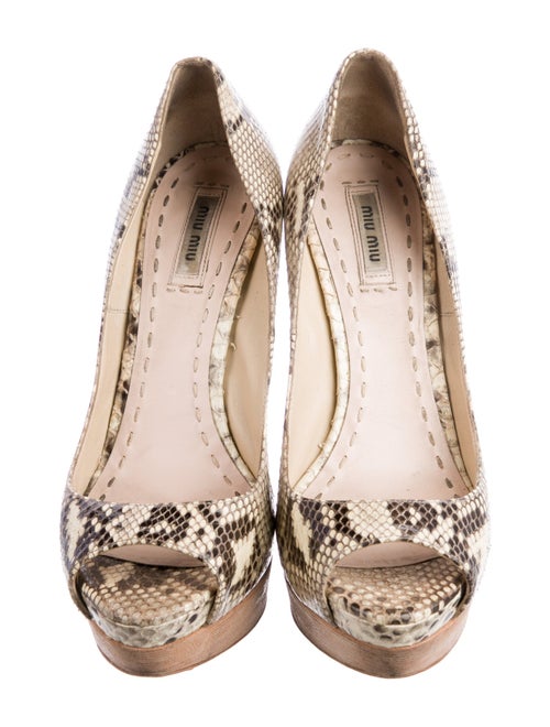 Miu Miu Snakeskin Animal Print