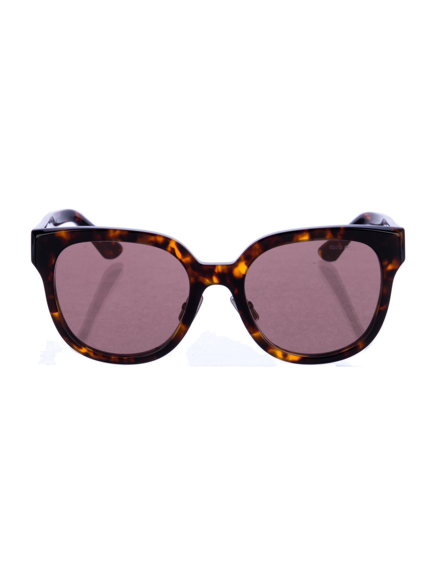 Miu Miu Wayfarer Tinted Sunglasses