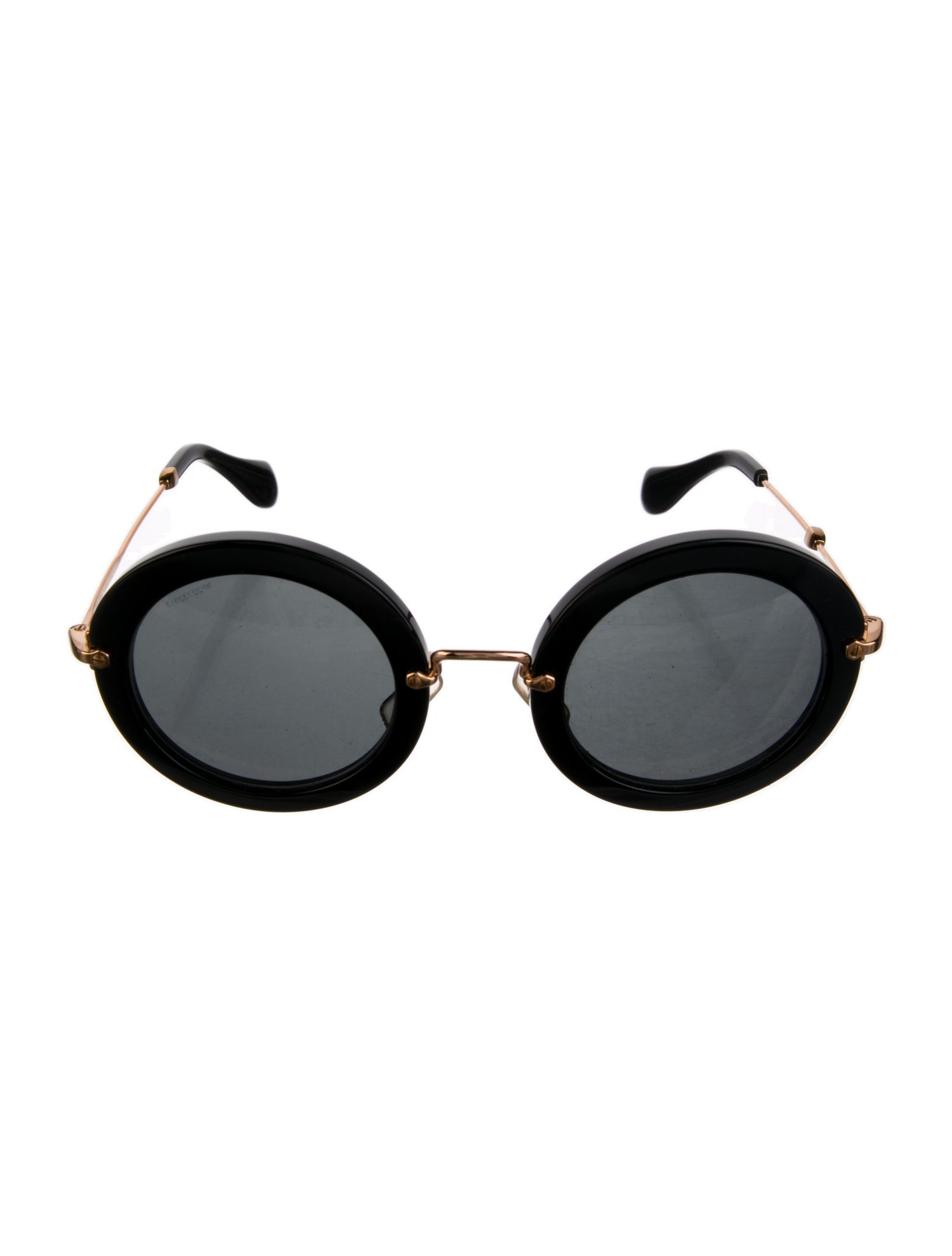 Miu Miu Round Tinted Sunglasses
