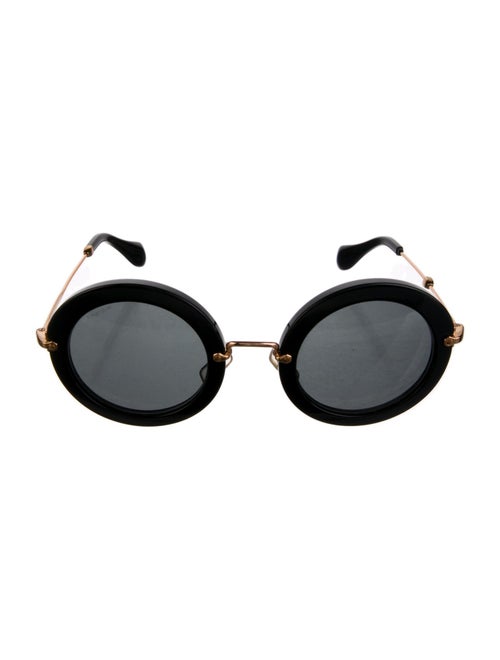 Miu Miu Round Tinted Sunglasses