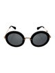 Miu Miu Round Tinted Sunglasses