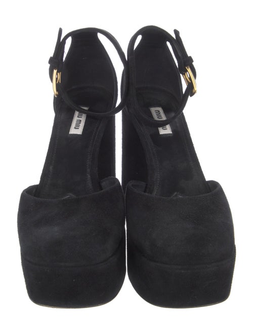 Miu Miu Suede D'Orsay Pumps
