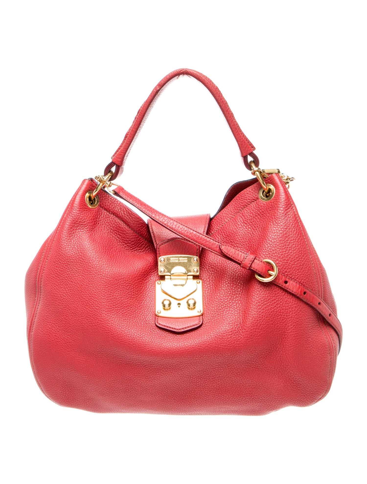 Miu Miu Leather Vitello Caribu w/ Strap