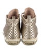 Miu Miu Leather Studded Accents Sneakers