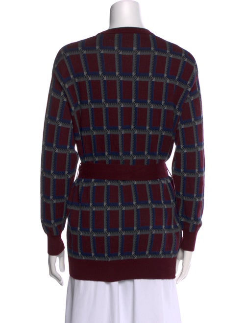Miu Miu 2017 Plaid Print Sweater