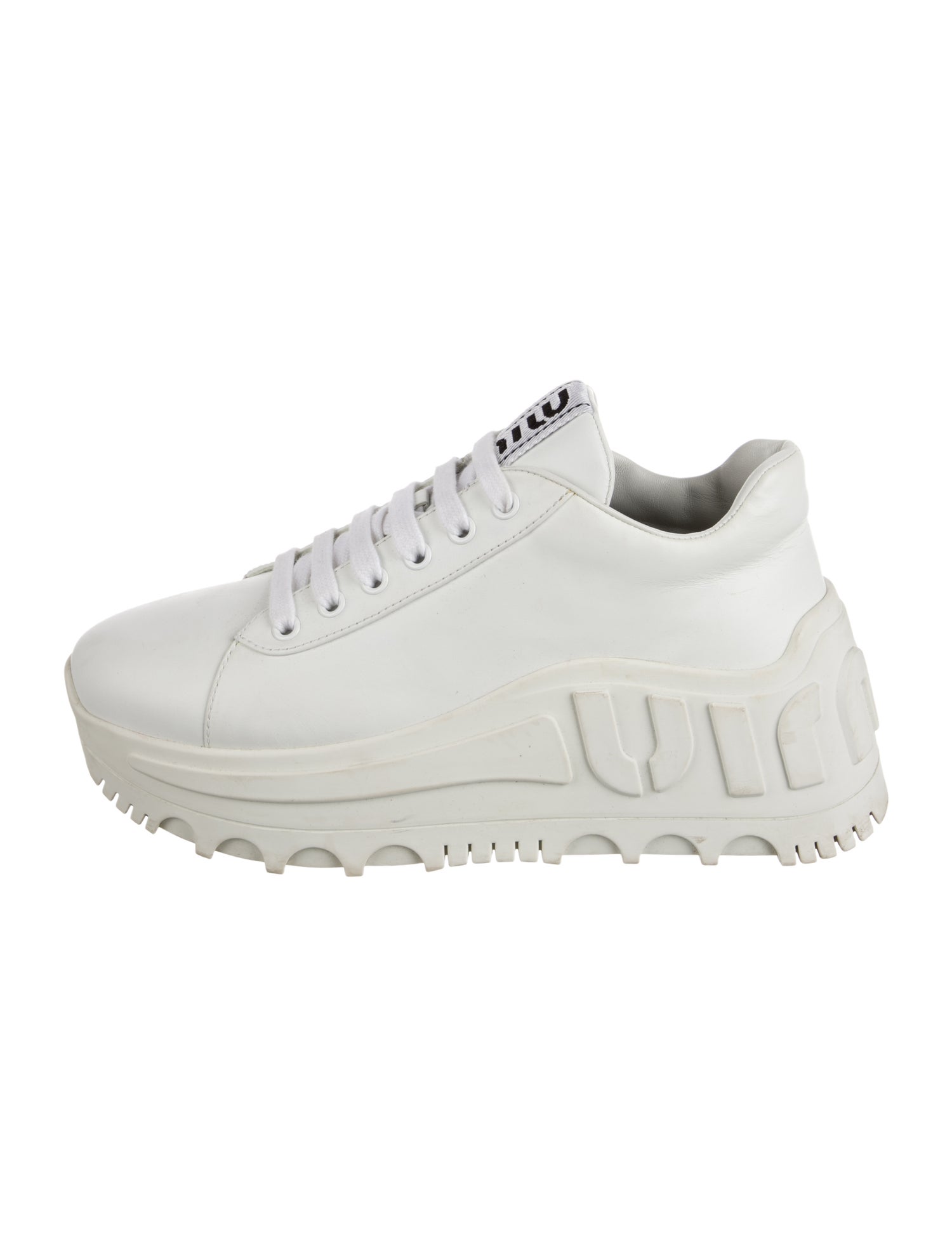 Miu Miu Leather Sneakers