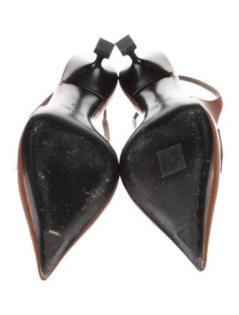 Miu Miu Leather Slingback Pumps
