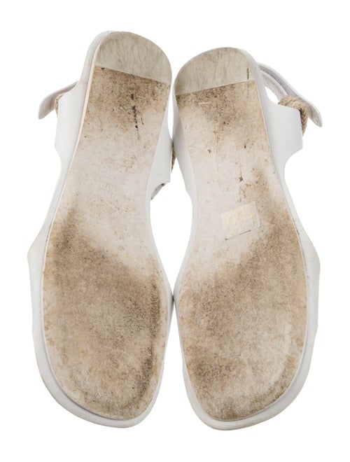 Miu Miu Leather Slingback Sandals