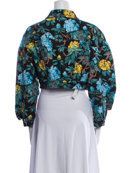 Miu Miu 2013 Floral Print Denim Jacket