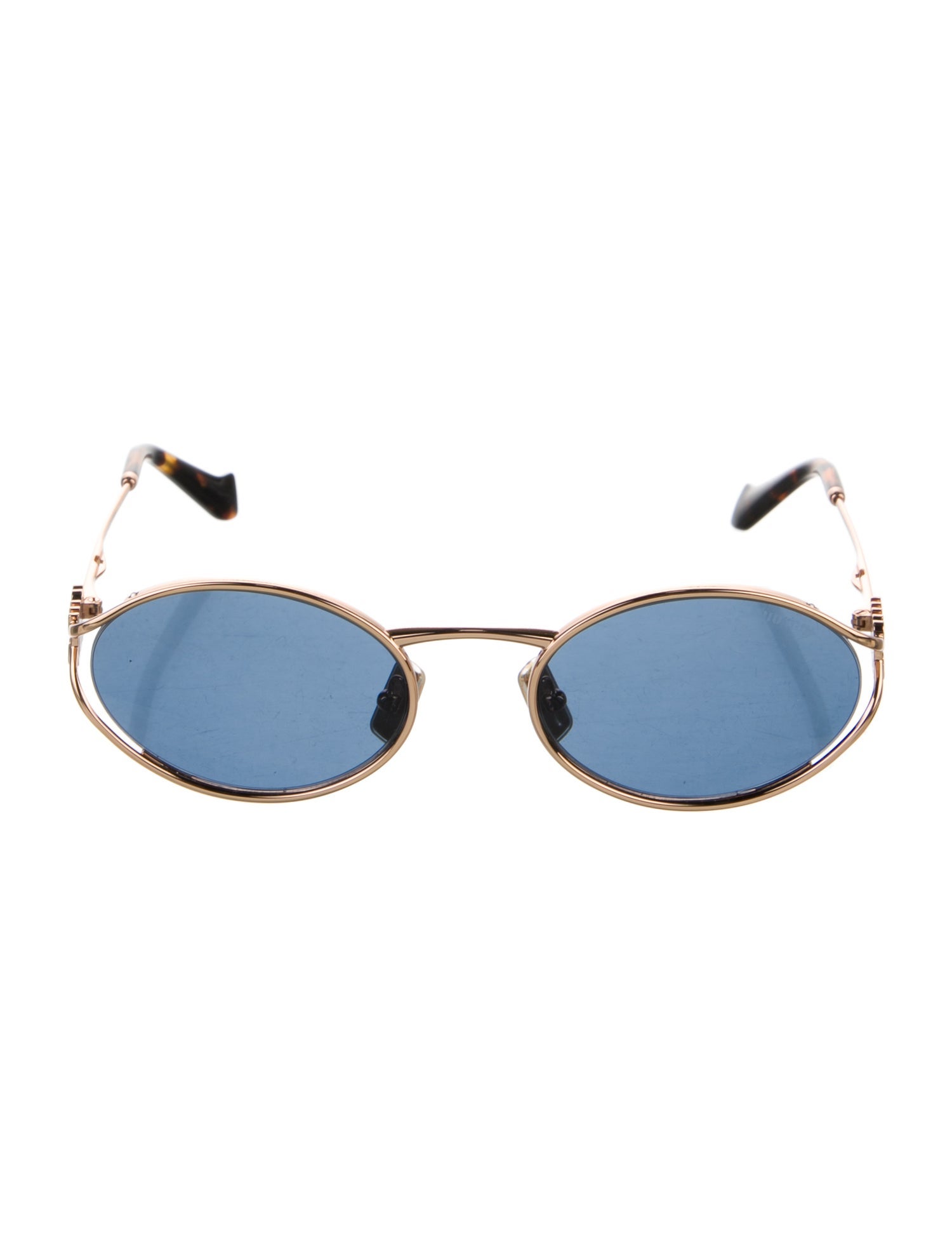 Miu Miu Round Tinted Sunglasses