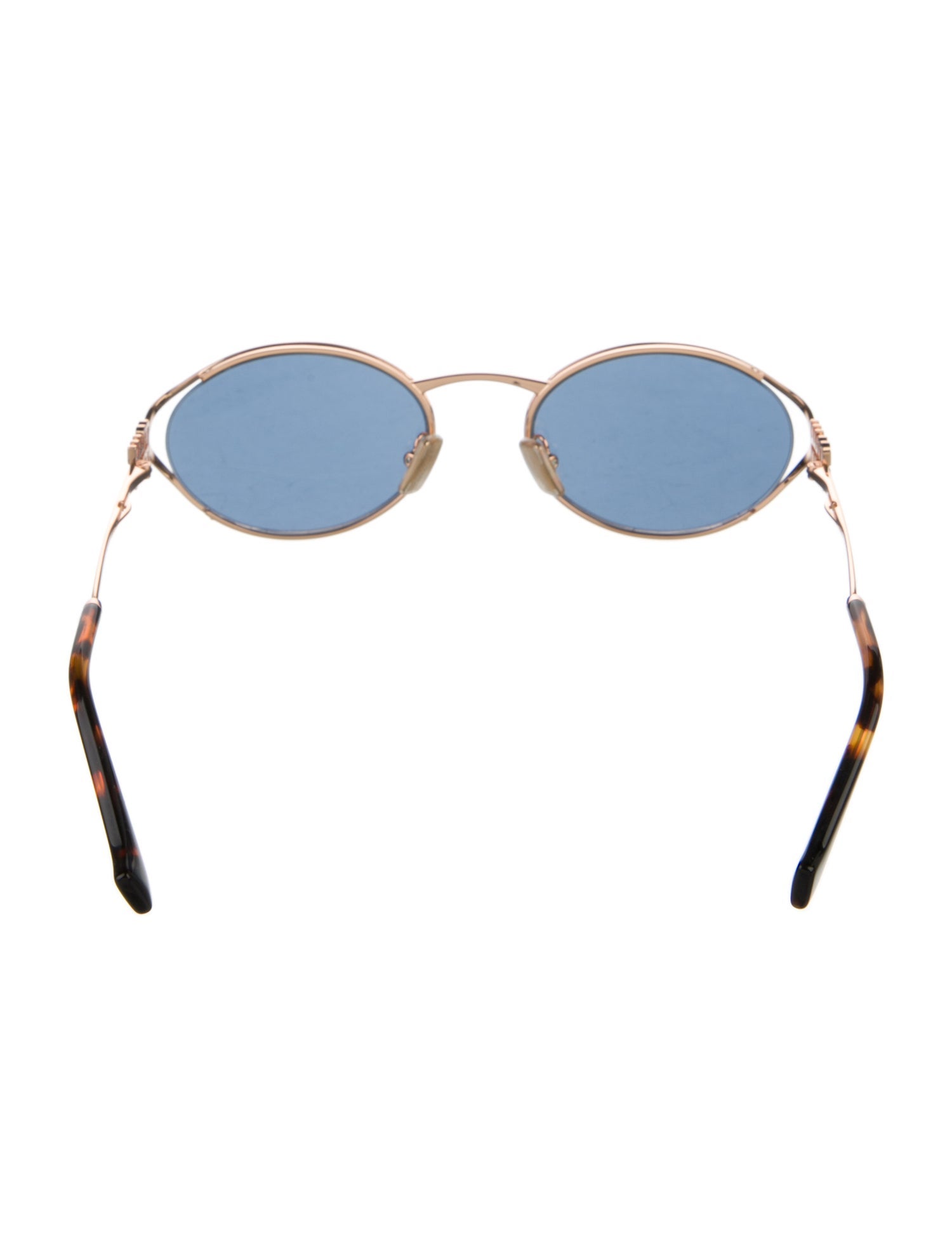 Miu Miu Round Tinted Sunglasses