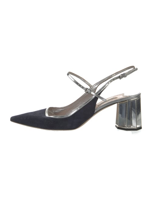 Miu Miu Suede Slingback Pumps
