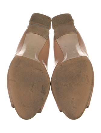 Miu Miu Patent Leather Crystal Embellishments Pumps