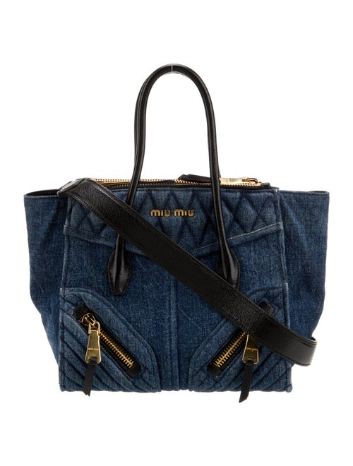 Miu Miu Denim Shoulder Bag