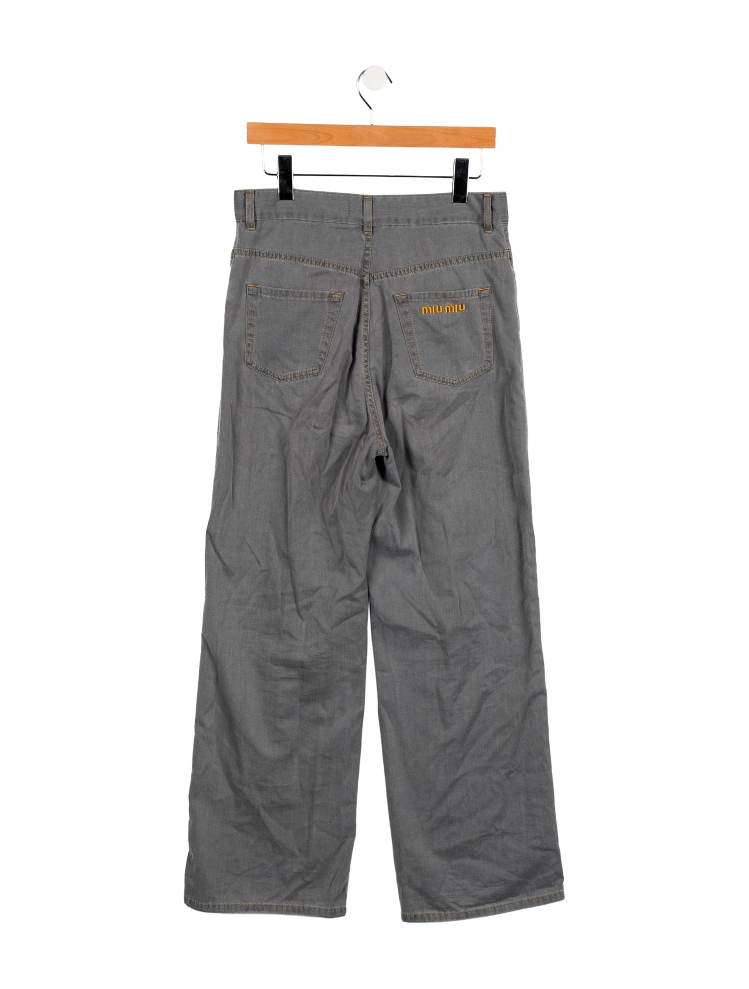 Miu Miu 2025 Wide Leg Jeans