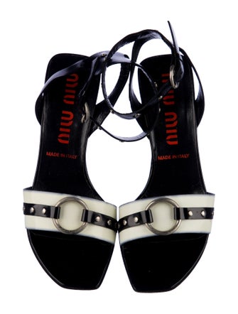 Miu Miu Late 1990's - Early 2000's O-Ring Sandals
