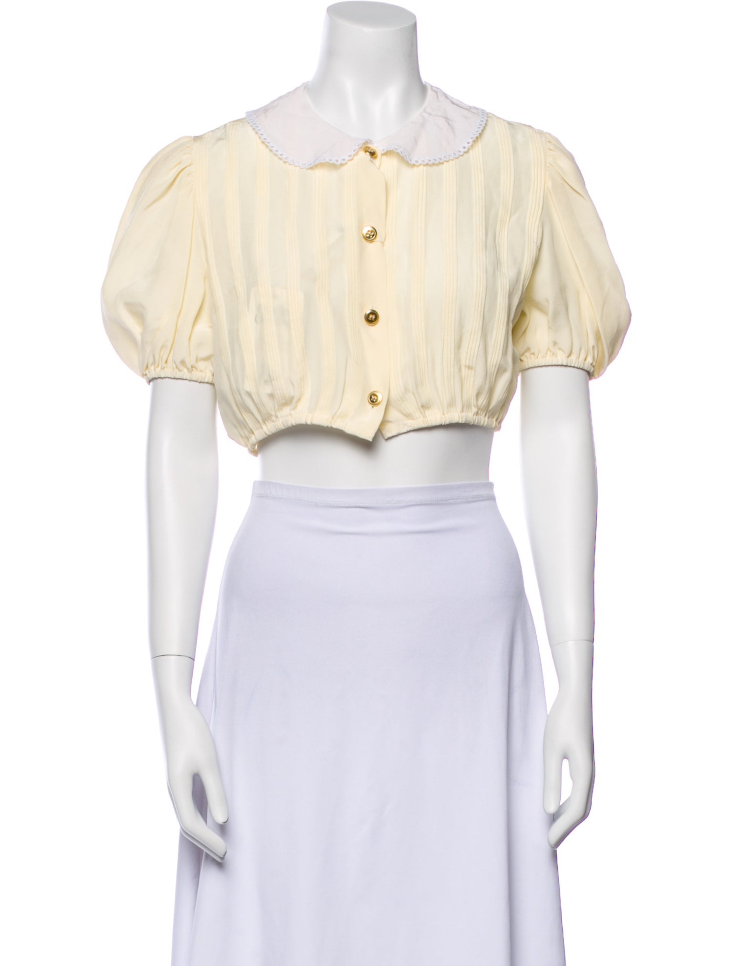 Miu Miu 2022 Silk Crop Top w/ Tags