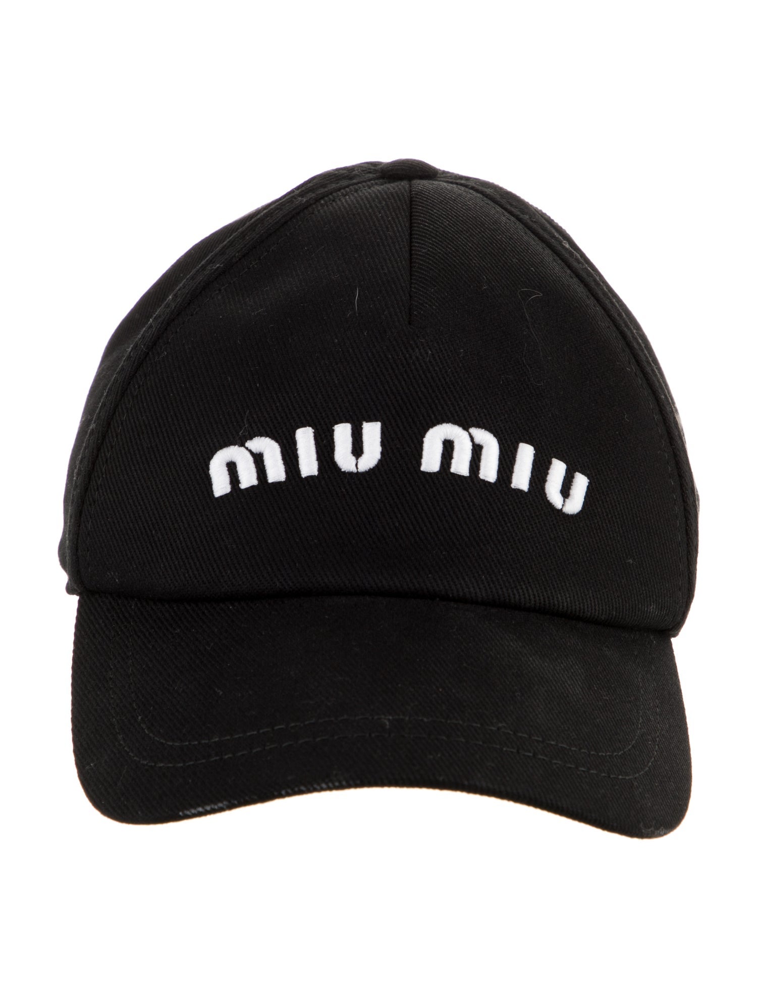 Miu Miu Embroidered logo baseball cap