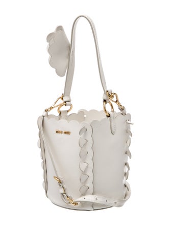 Miu Miu Leather Bucket Bag