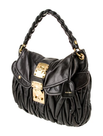 Miu Miu Leather Top Handle Bag