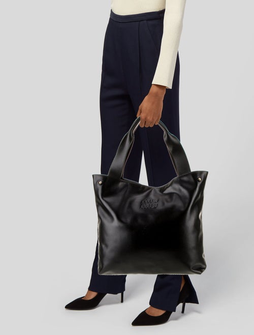 Miu Miu Leather Tote
