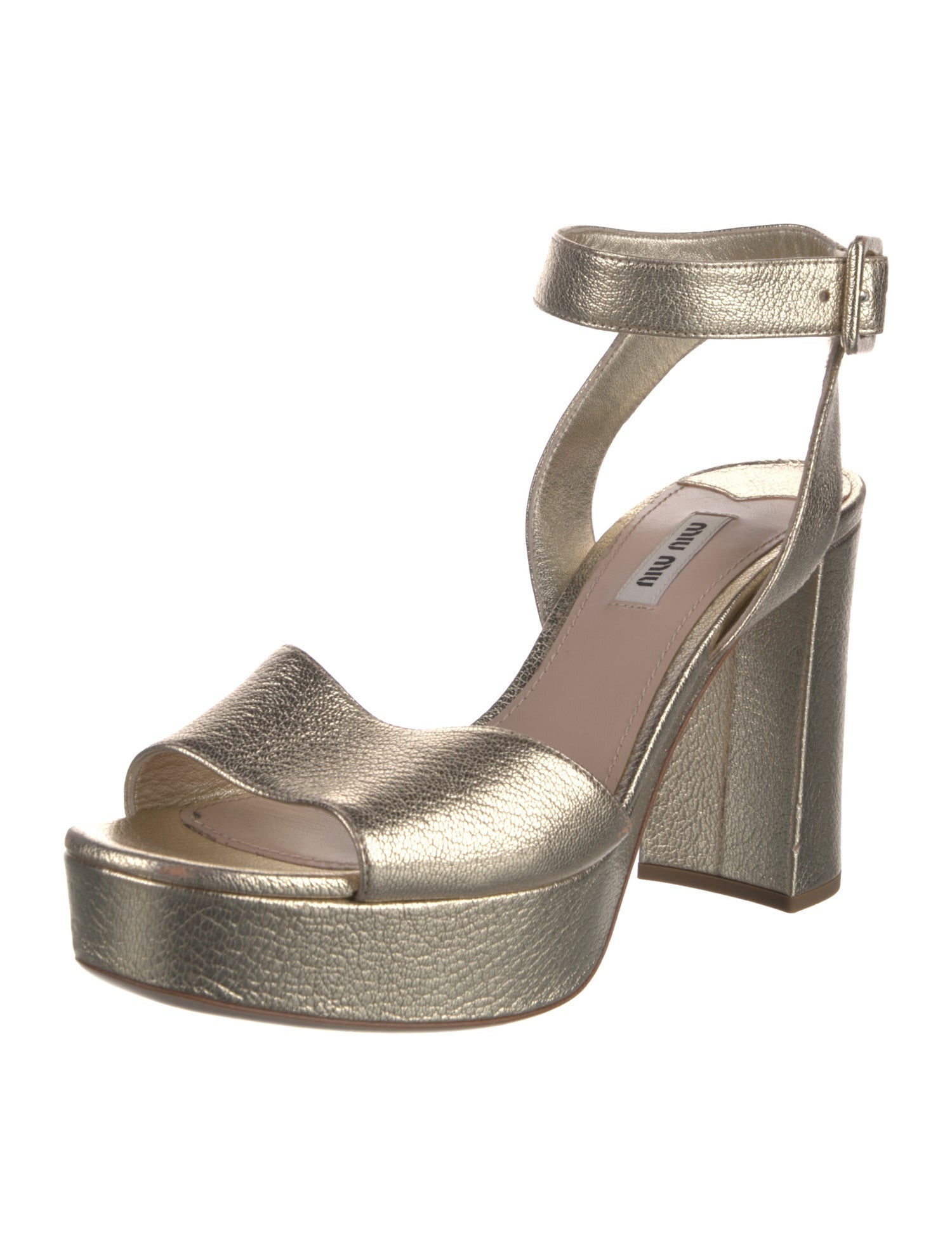 Miu Miu Leather Slingback Pumps