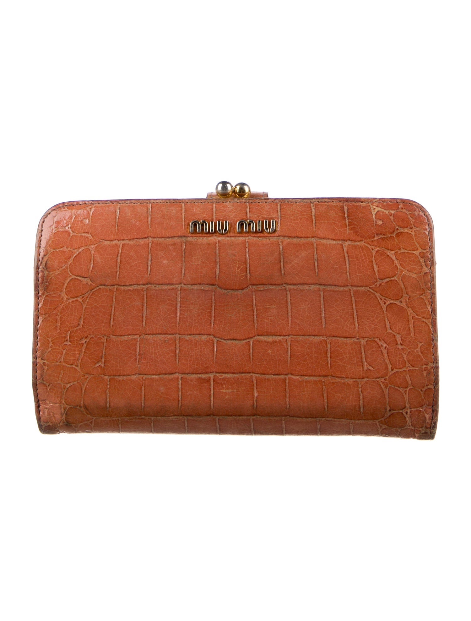 Miu Miu Leather French Purse