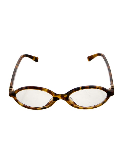 Miu Miu Round Clear Sunglasses