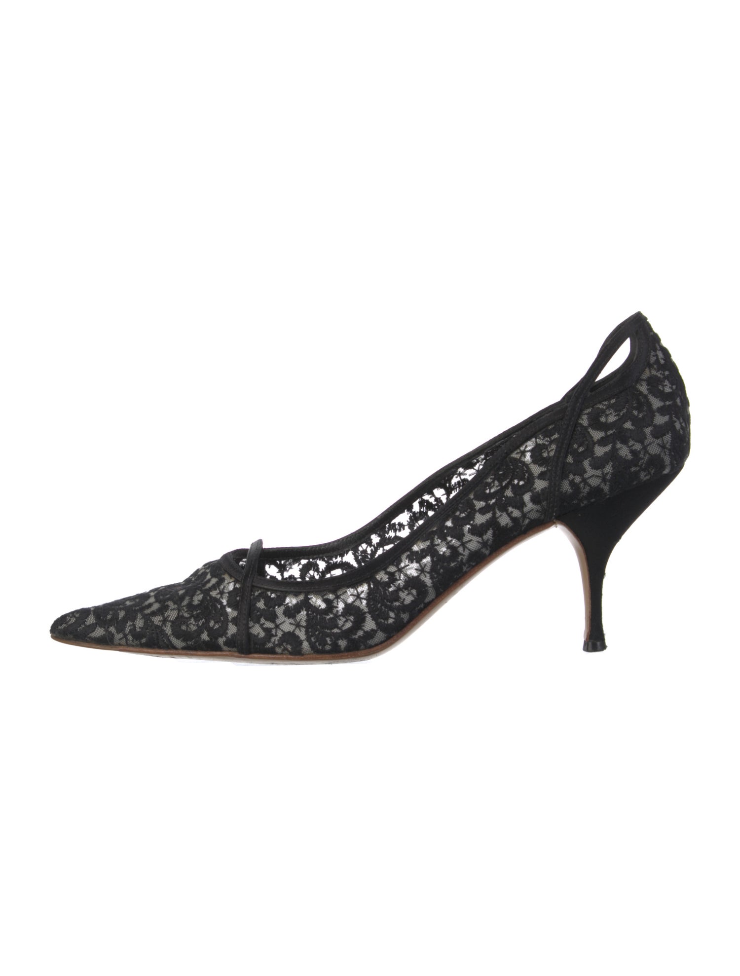 Miu Miu Lace Lace Pattern Pumps