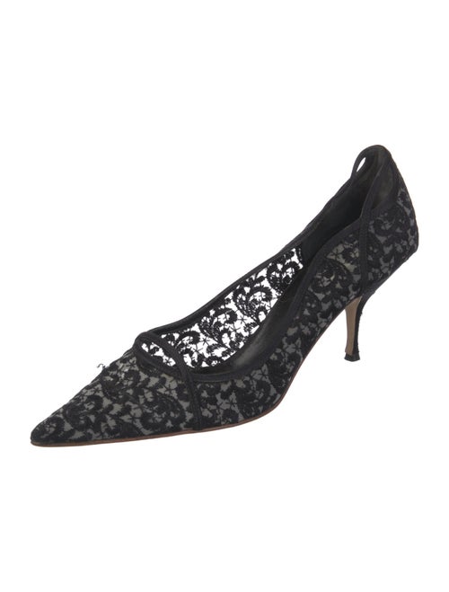 Miu Miu Lace Lace Pattern Pumps