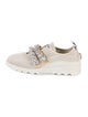 Miu Miu Crystal Embellishments Sneakers