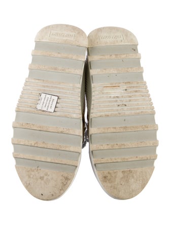 Miu Miu Crystal Embellishments Sneakers