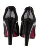 Miu Miu Patent Leather Bow Accents Pumps
