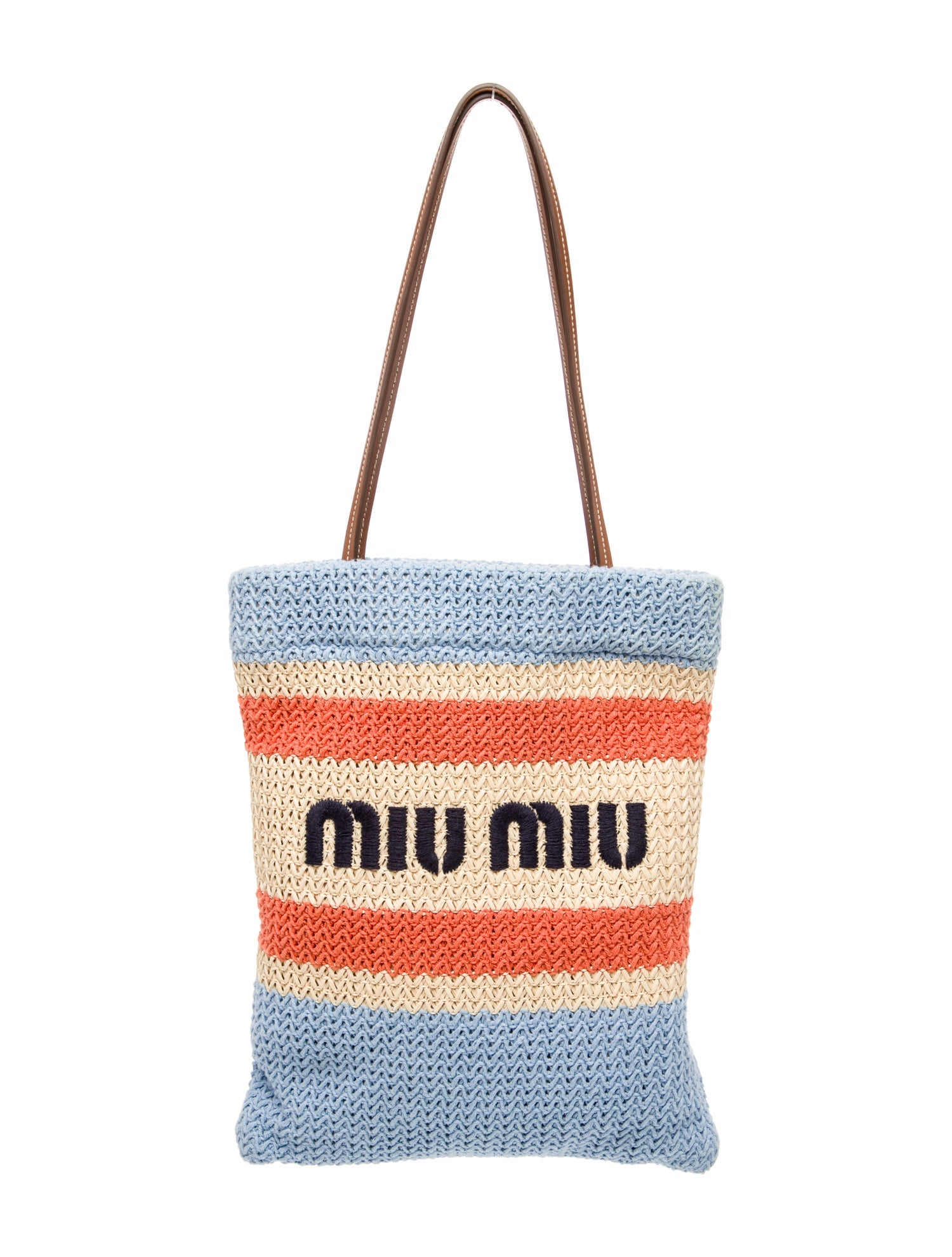Miu Miu Raffia Tote 2023