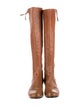 Miu Miu Late 2000's - Early 2010's Goat Leather Riding Boots