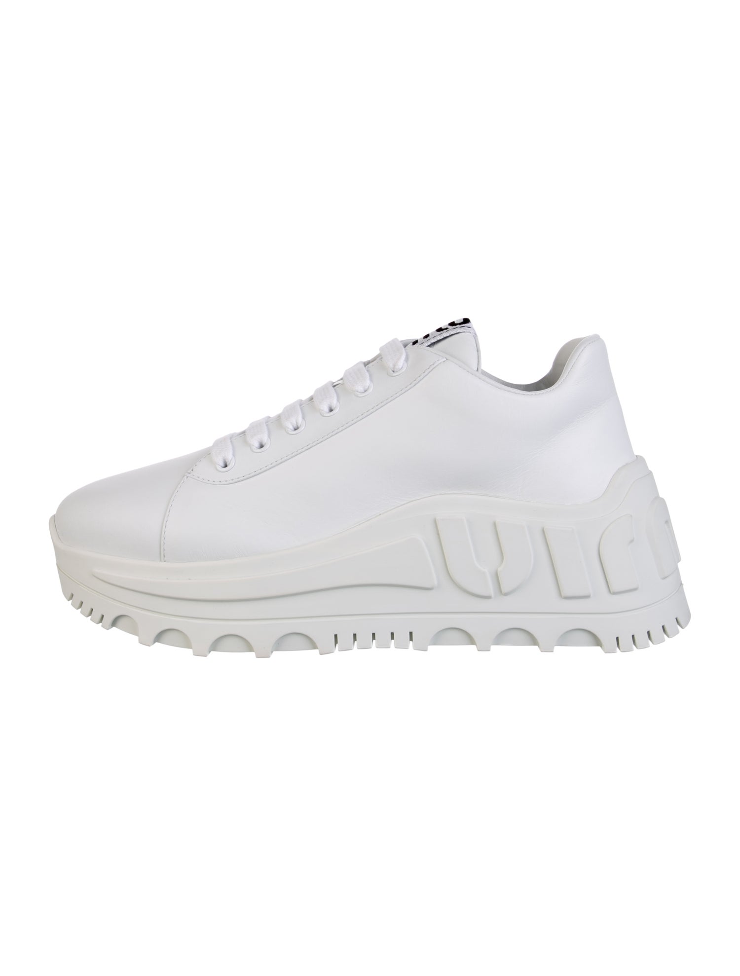 Miu Miu Leather Sneakers w/ Tags