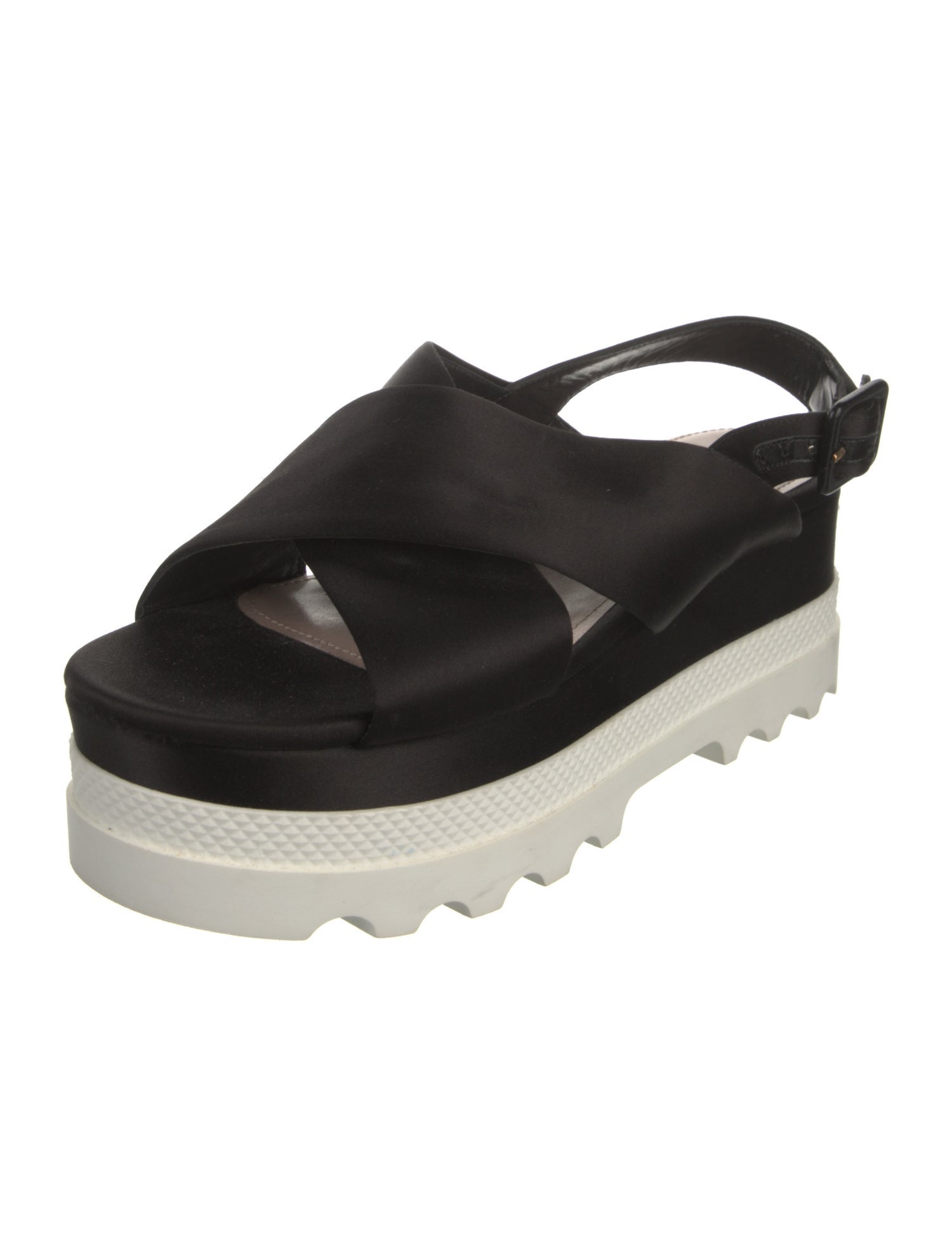 Miu Miu Satin Slingback Sandals