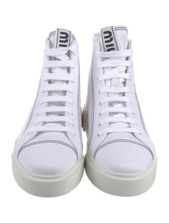 Miu Miu Canvas Sneakers