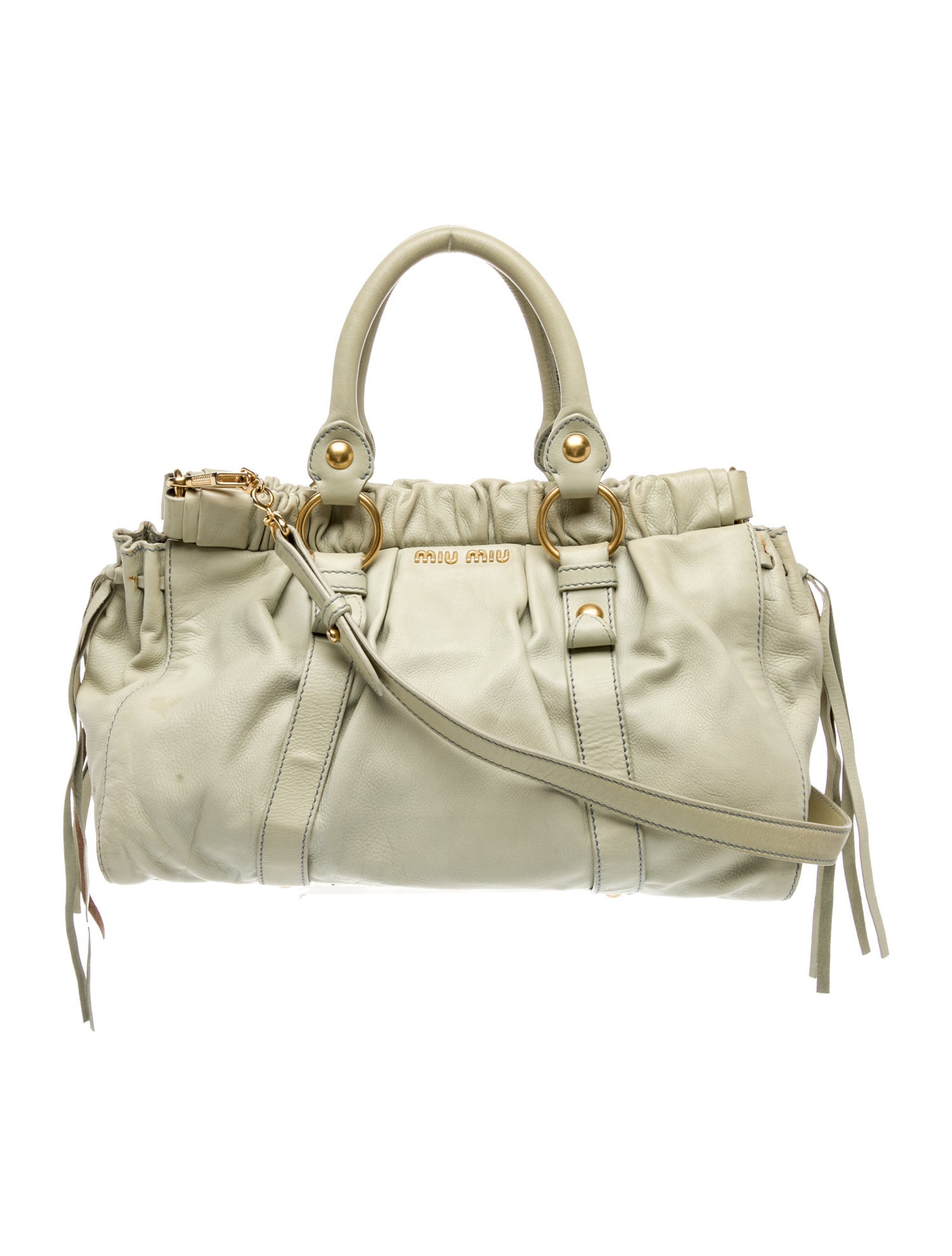 Miu Miu Leather Shoulder Bag