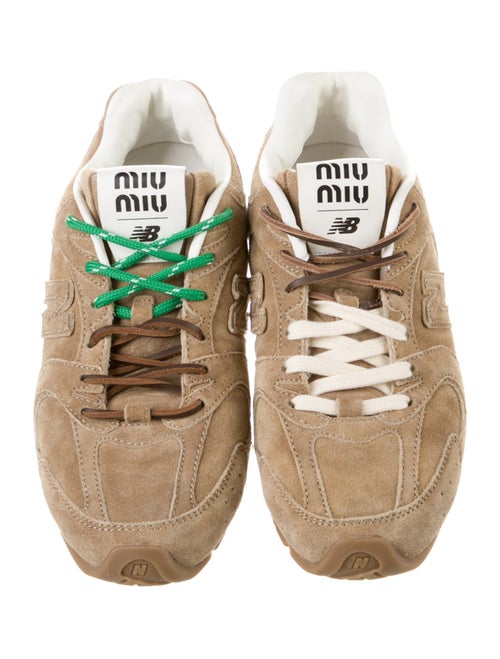 New Balance x Miu Miu Suede Athletic Sneakers