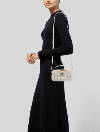 Miu Miu Leather Crossbody Bag