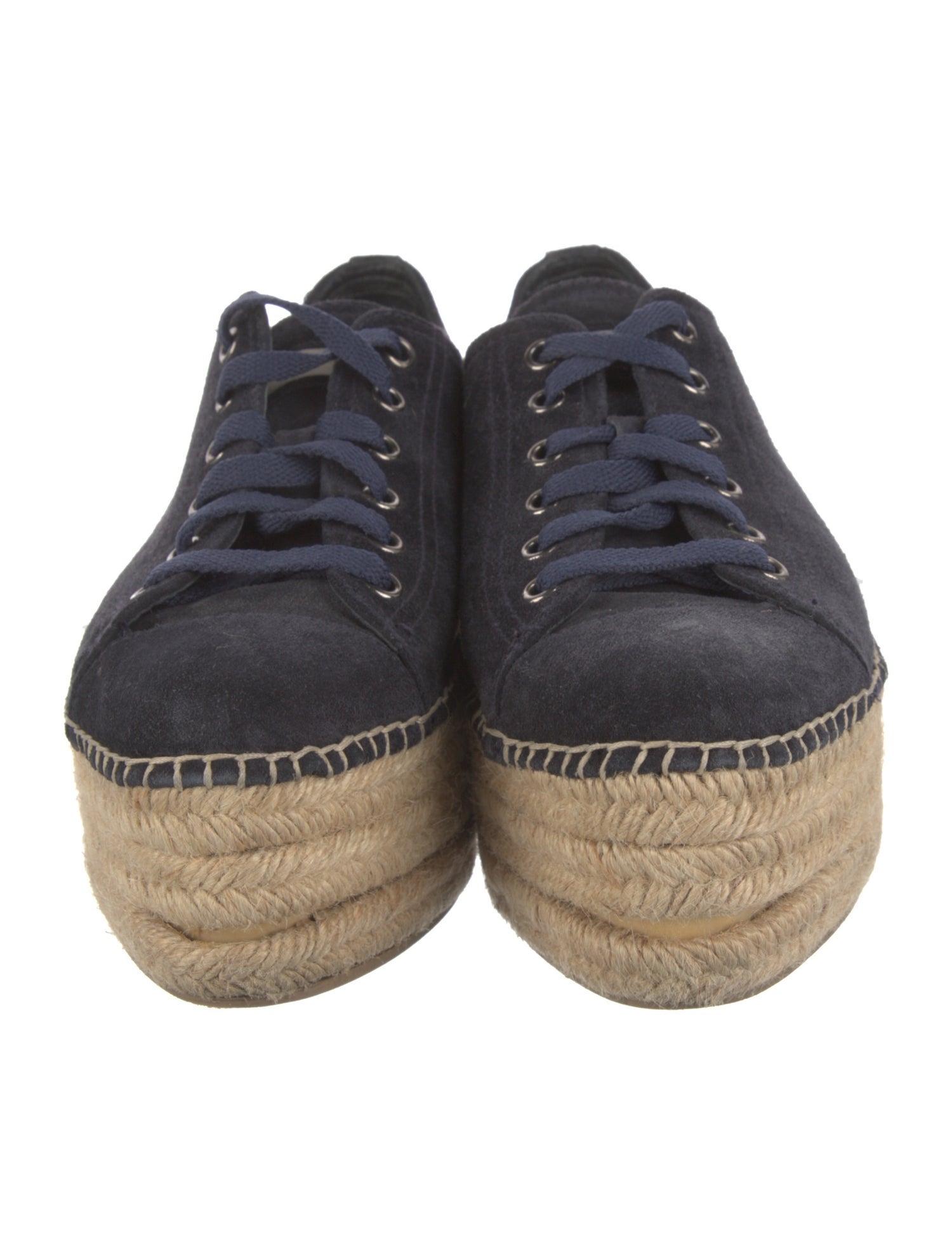 Miu Miu Suede Espadrille Sneakers