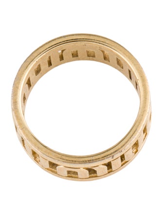 Miu Miu Logo Band Ring