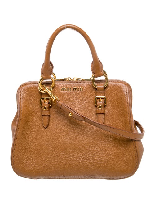 Miu Miu Goat Leather Top Handle Bag