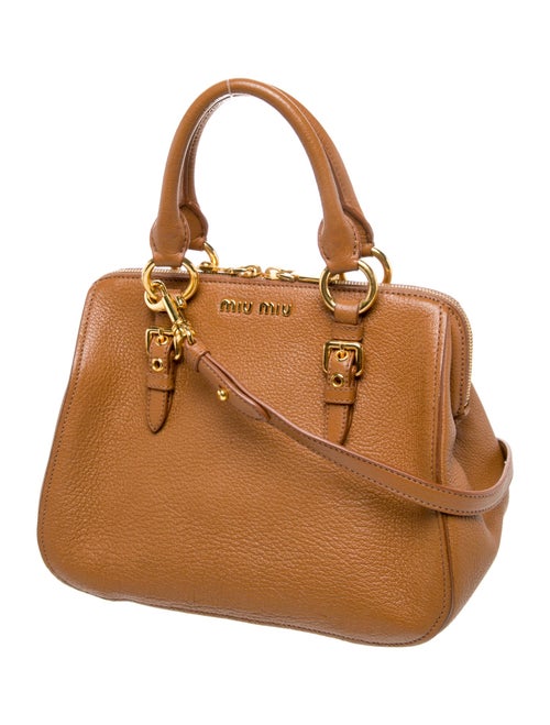 Miu Miu Goat Leather Top Handle Bag