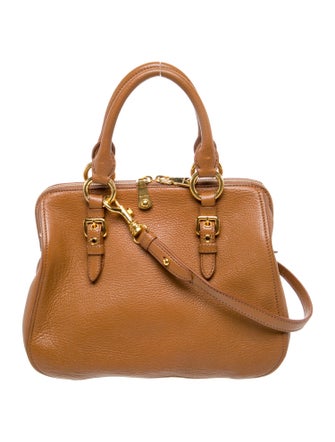 Miu Miu Goat Leather Top Handle Bag